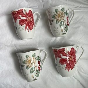 *BRAND NEW* Lenox Butterfly Meadow Holiday Mug - set of 4